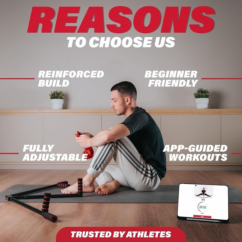 Premium Leg Stretcher Split Machine Flexibility Training W/ App Support New