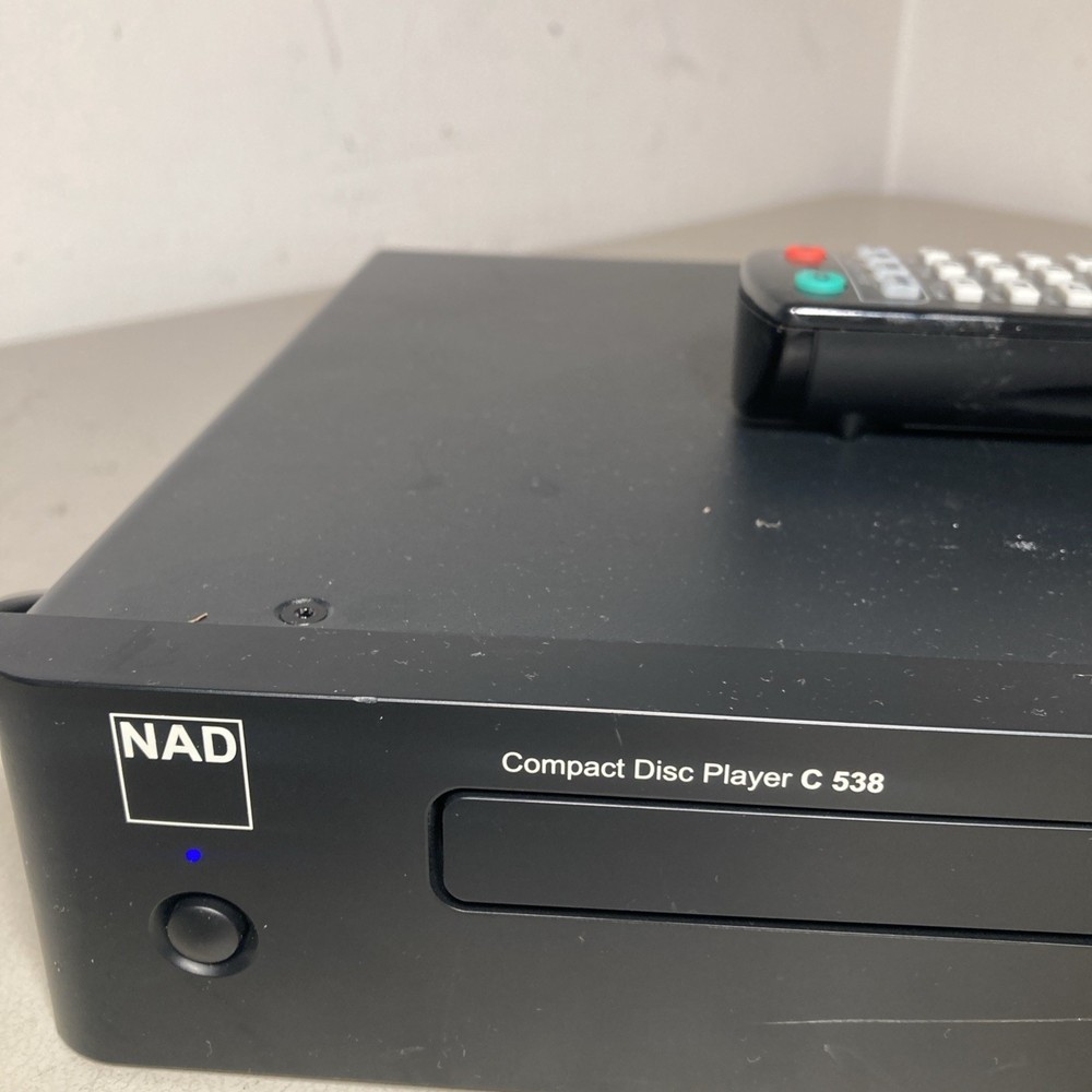 NAD C 538 : Single-Disc CD Player With Remote Tested & Working