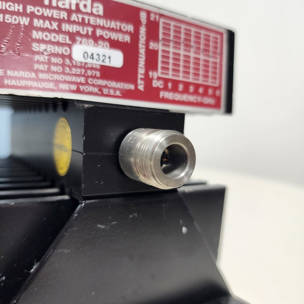 Narda 769-20 High Power Coaxial Attenuator