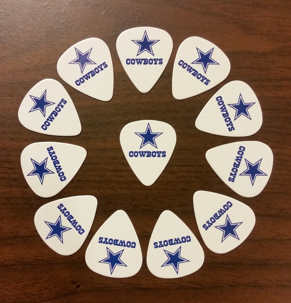 Dallas Cowboys Guitar Picks (12 picks) - (Buy 2, save 50% on 2nd)