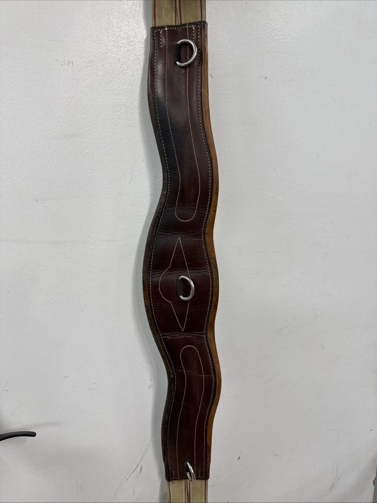 M. Toulouse 44" Brown Leather Girth