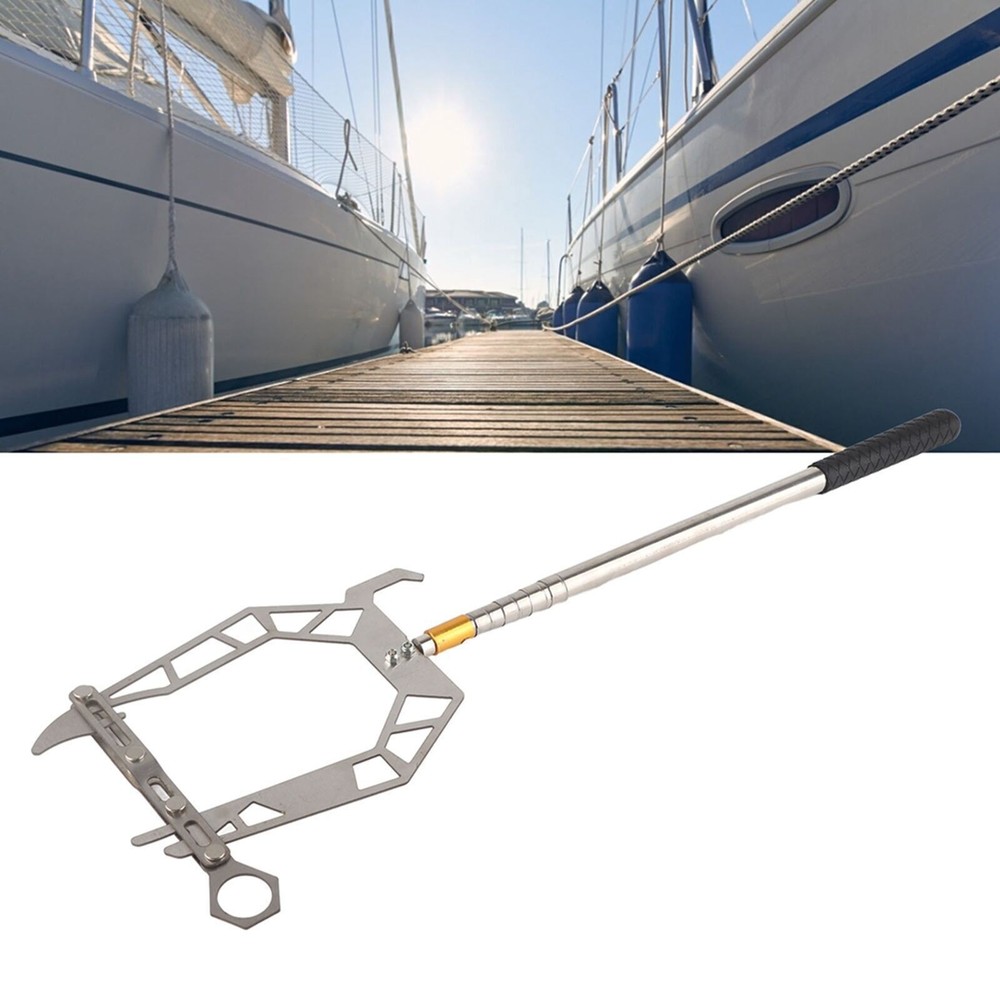 U‑Type Boat Hook Threader Multi‑Purpose Telescope Dock Hook Ship Docking