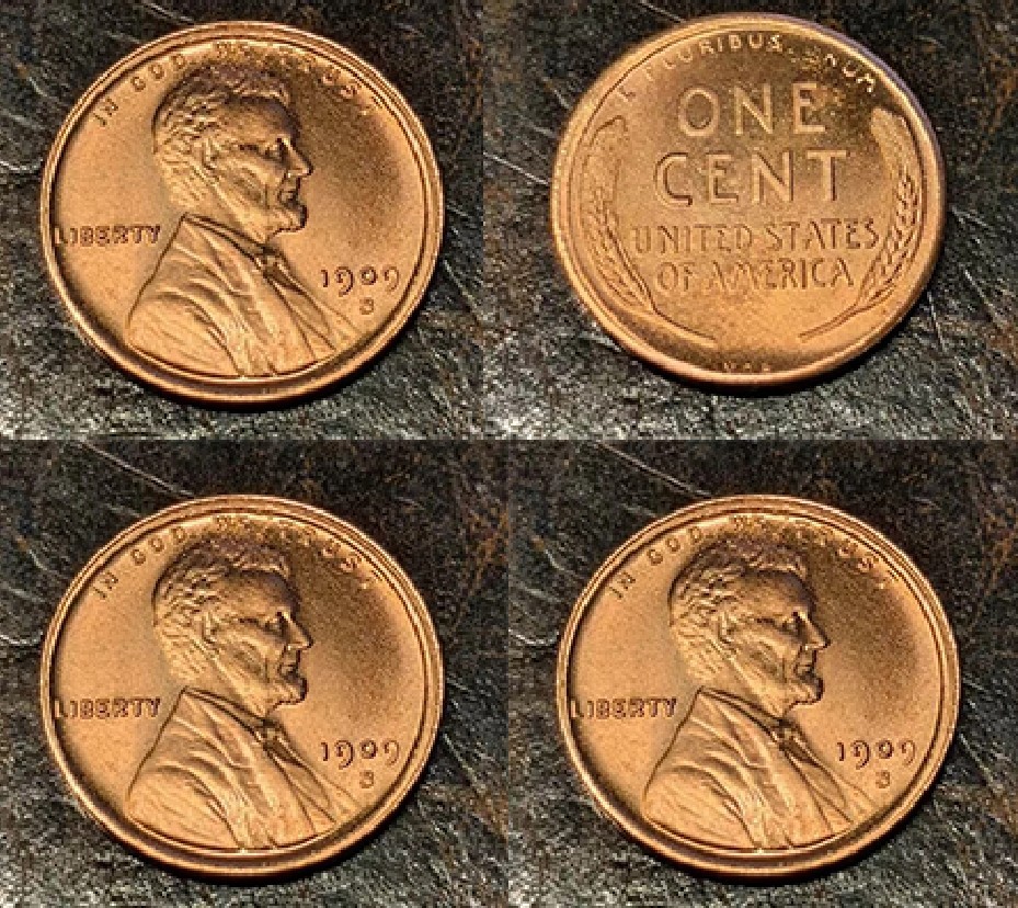 3PC 1909-S VDB Lincoln Wheat Cent Penny Rare Sought As shown in the figure