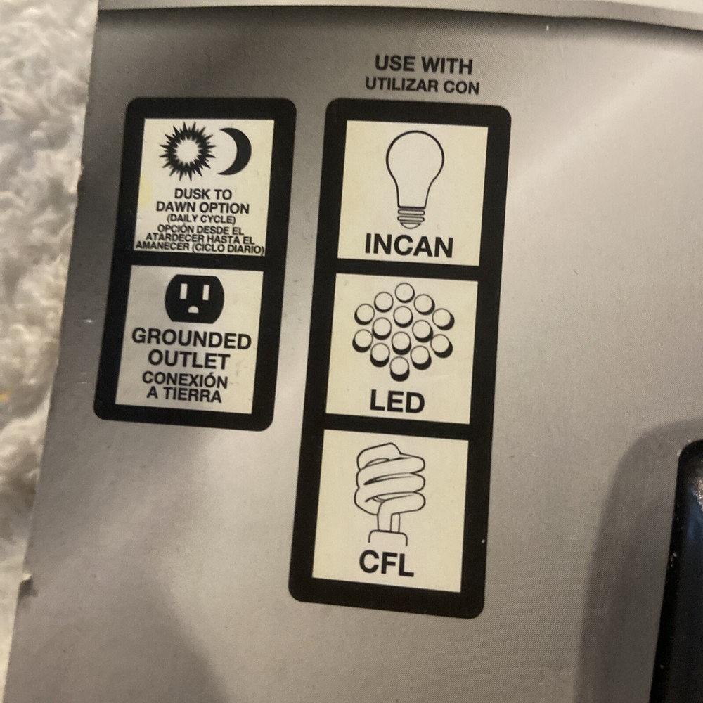 Defiant Outdoor Plug-In Light Sensing Timer