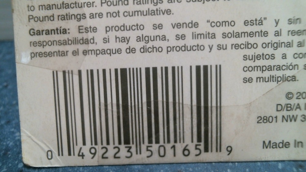Ook 9 ft. Mirror Wire Cord (50165) FS