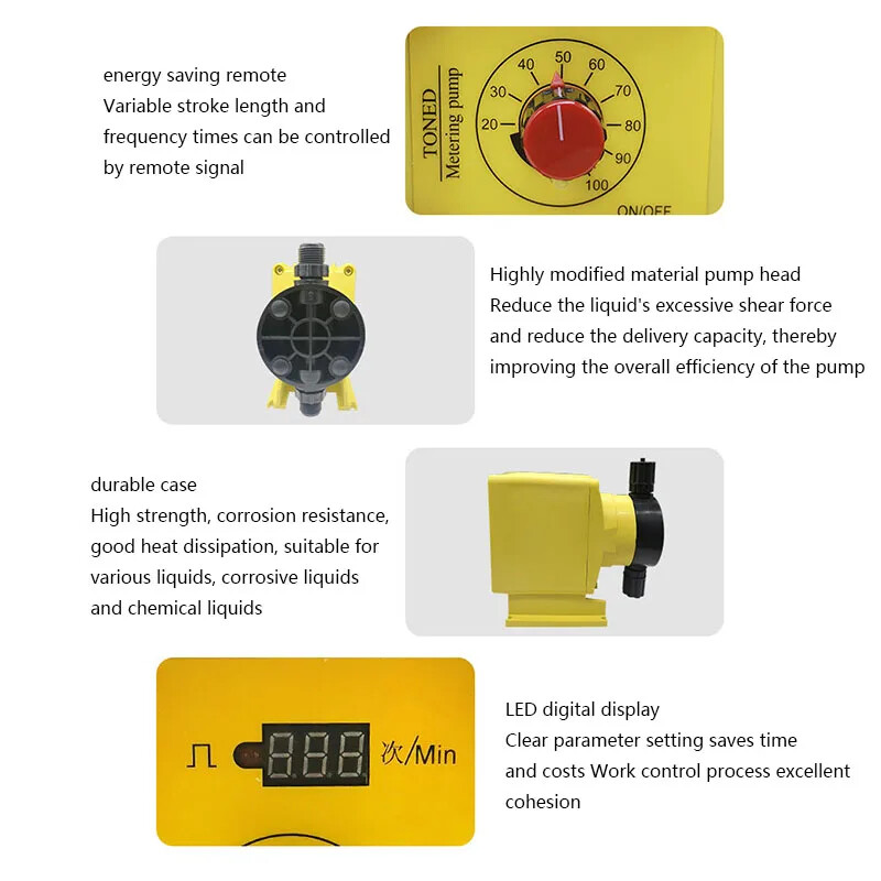 Electromagnetic Diaphragm Metering Pump Flow Pump Micro Dosing Equipment
