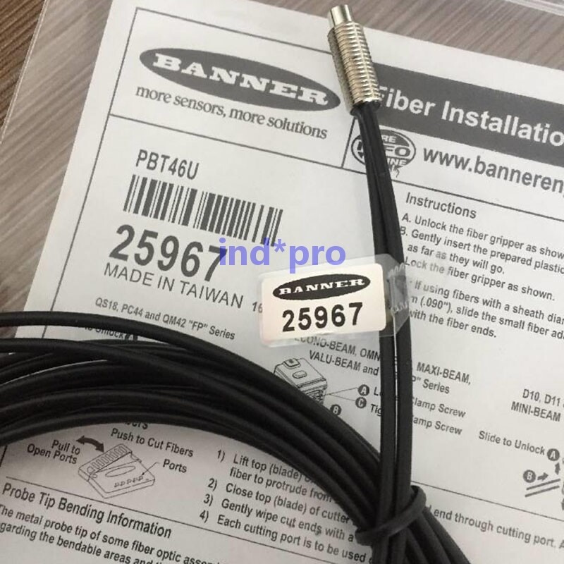 1 Pc. New PBT46U Plastic Optical Fiber Sensor 25967