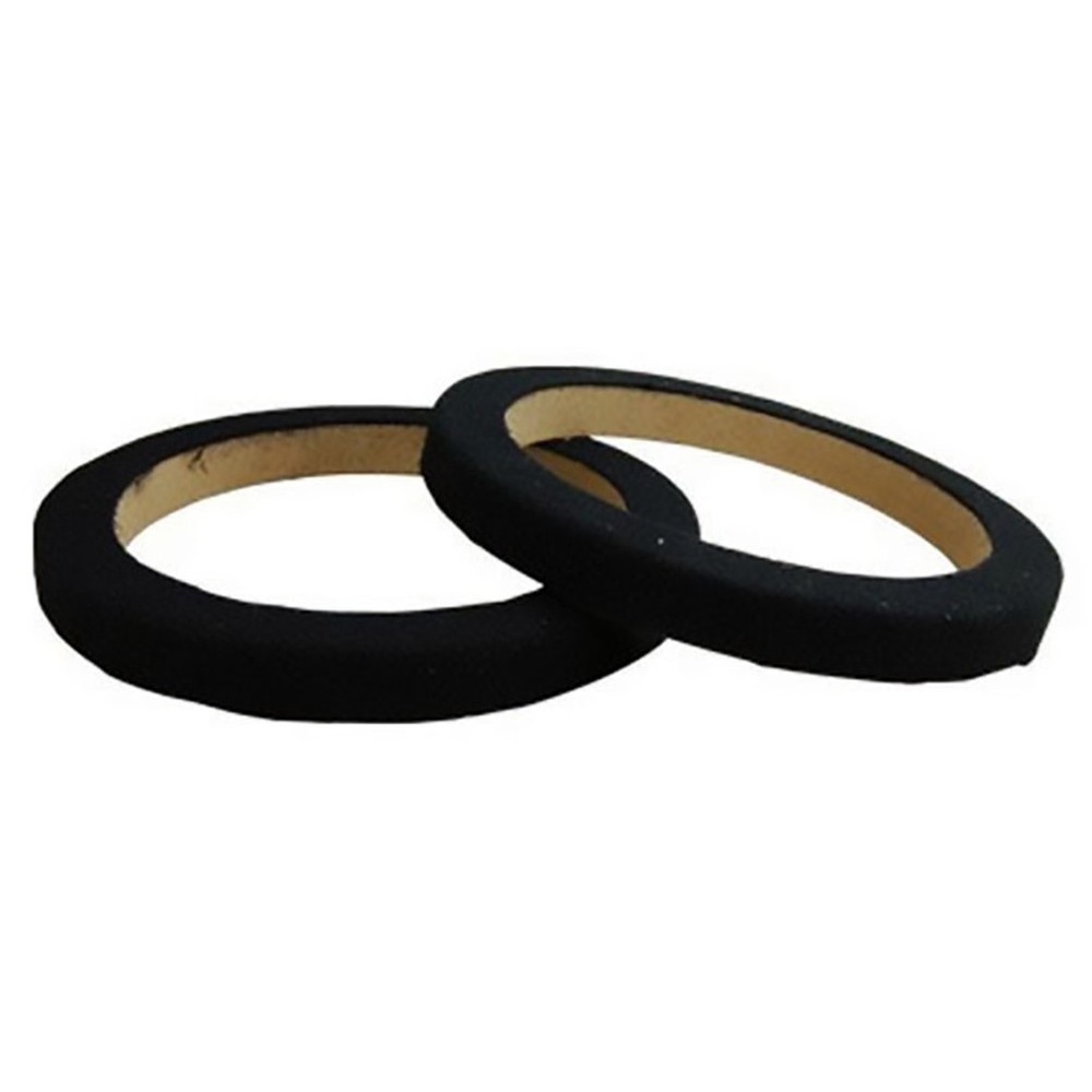 Installation Solution 1 Pair 6.5" MDF Speaker Ring (Black) RING-065CBK Speake...