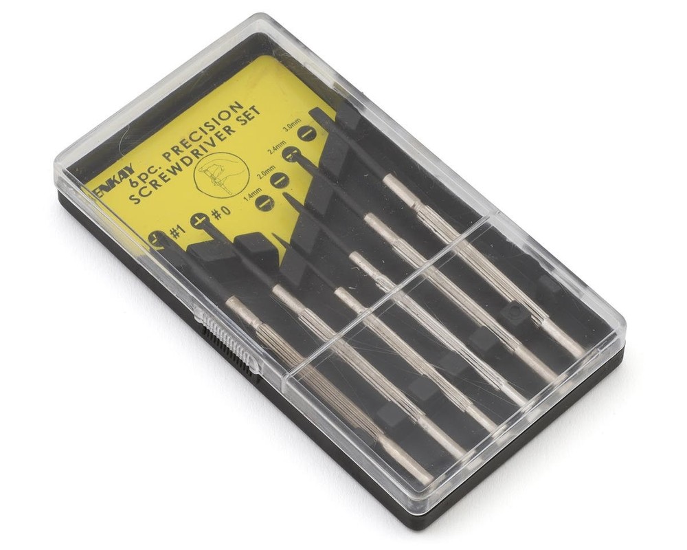 Enkay 3633 - Precision Screwdriver Set w/ Philips & Slotted (6pc)