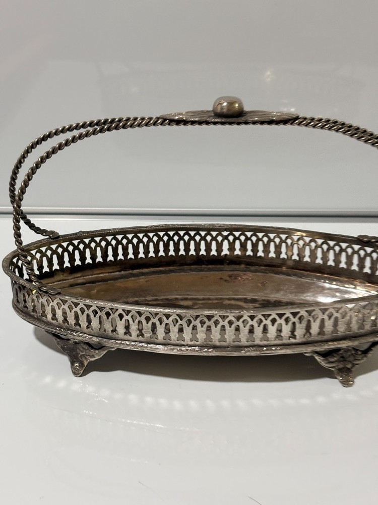 silverplate vanity tray
