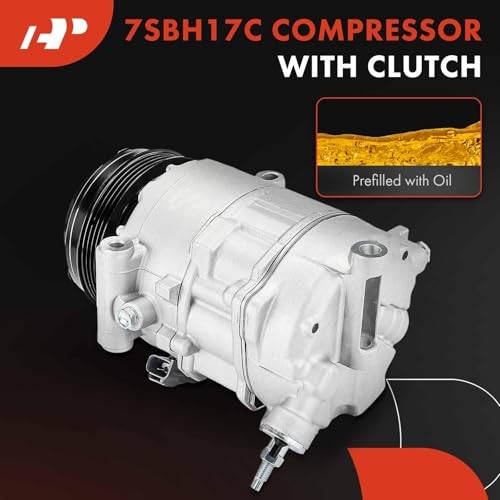 AC Compressor with Clutch for Ram ProMaster 1500 - Compatible with AC Compressor