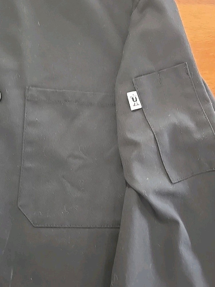 Uncommon Threads Chef Coat Jacket, Long Sleeve, Size XLarge
