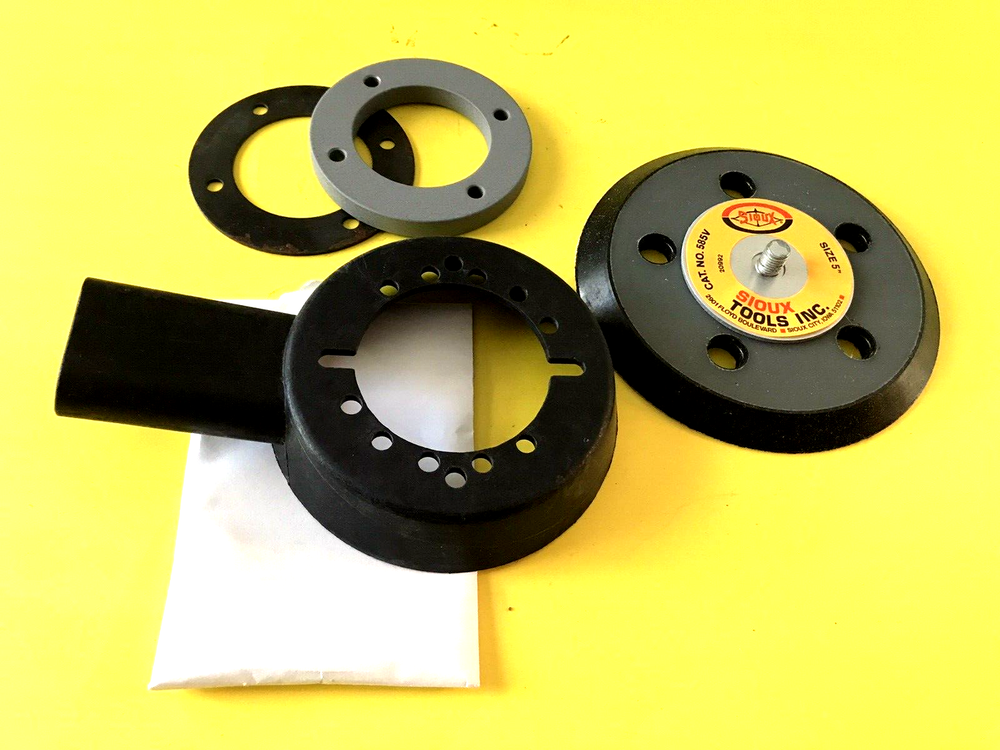 SIOUX # 665 5" VACUUM CONVERSION KIT FOR RANDOM ORBIT SANDERS - SHIPS FREE