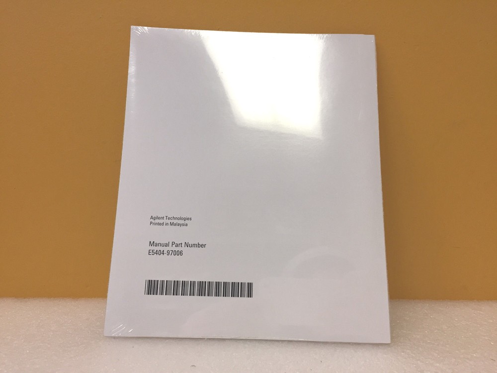 Agilent / HP E5404-97006 E5400-Pro Series Soft Touch Probes User's Guide. New!