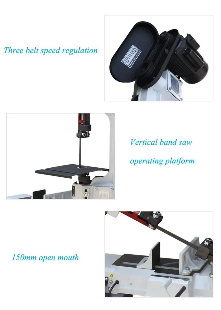 Multifunctional Woodworking Electric Desktop Horizontal Vertical Sawing Machine