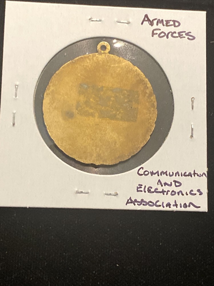 Armed Forces Communication And Electronics Medallion Token Undated