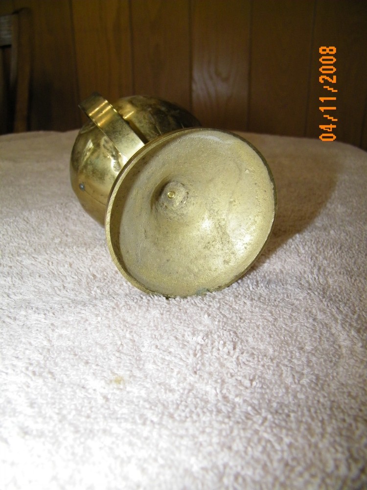 Brass Globe on Stand For Table Decor