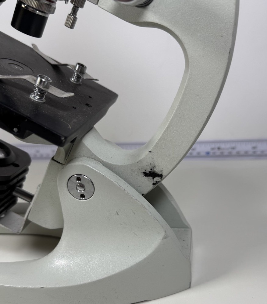 Wolfe Educational Microscope Monocular WF 10x-18MM w/ 3 Objectives - WORKS READ