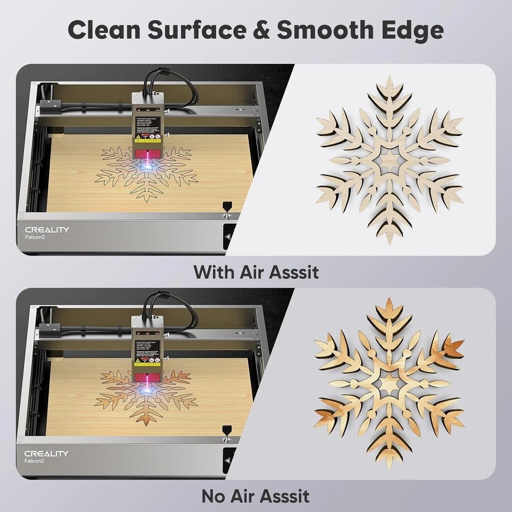 Reduce Surface Temp with Laser Air Assist