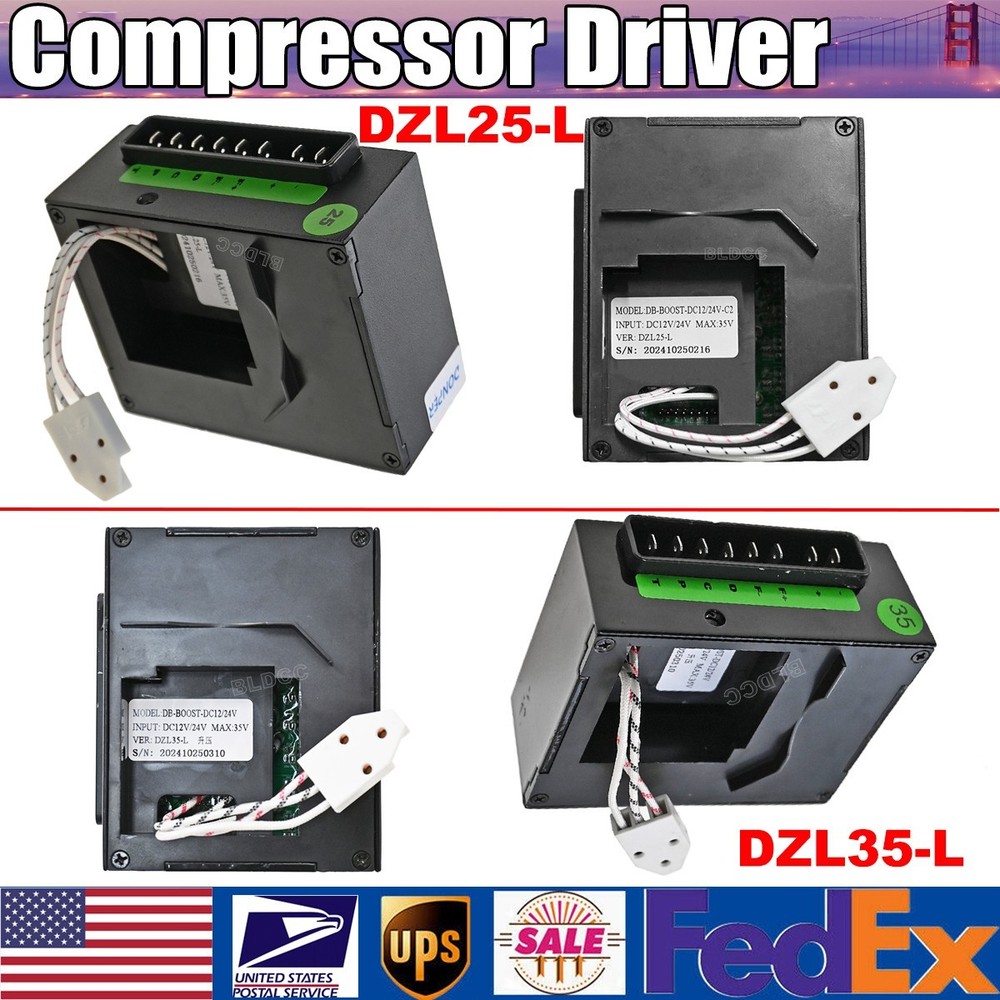 DONPER 12V/24V DC DZL25/DZL35 Variable Frequency Compressor Driver Refrigeration
