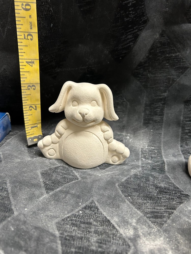Pup 3" tall Ready to Paint Ceramic Bisque