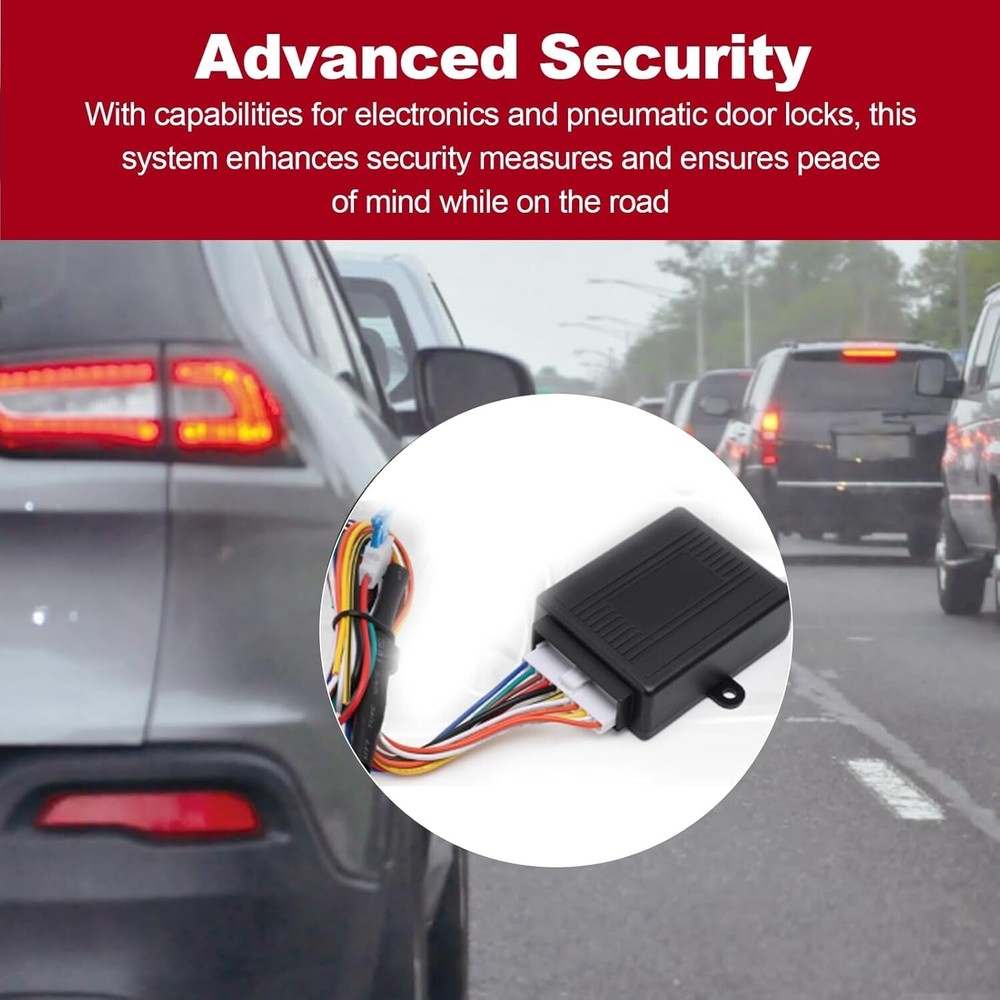 "Car Keyless Entry Kit Security Door Lock Kit, Car Central Locking Kit, Keyles..