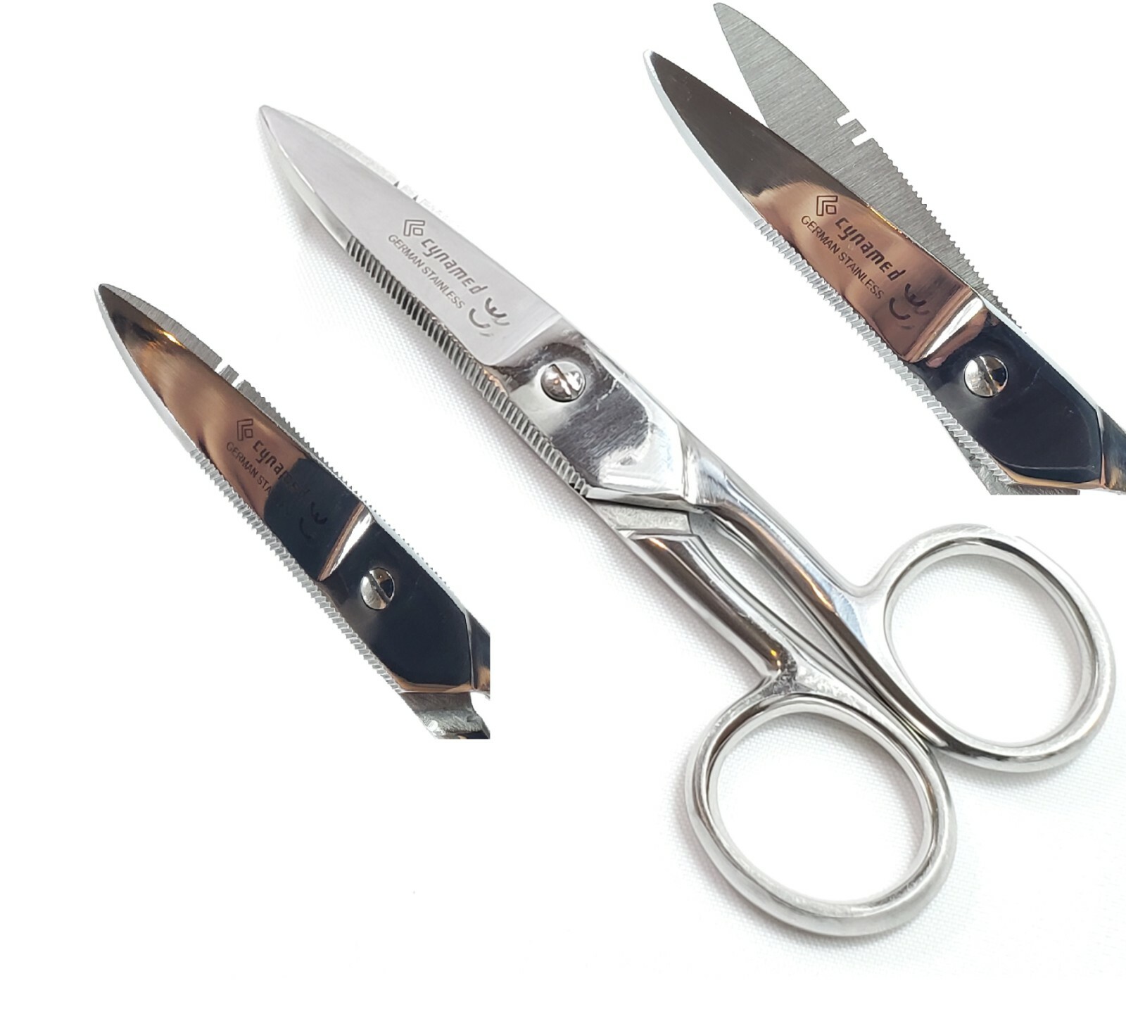 Electrician Scissors for Cutting & Stripping Wires Electrical Repair Tool 5.25"