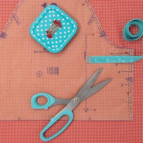 Sewing Box Kit,Teal/White
