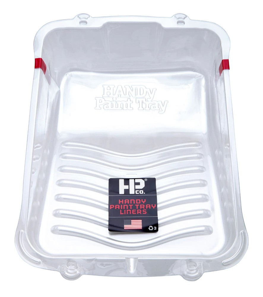 Handy 1 Gallon Plastic Paint Tray Liners 3 Pack