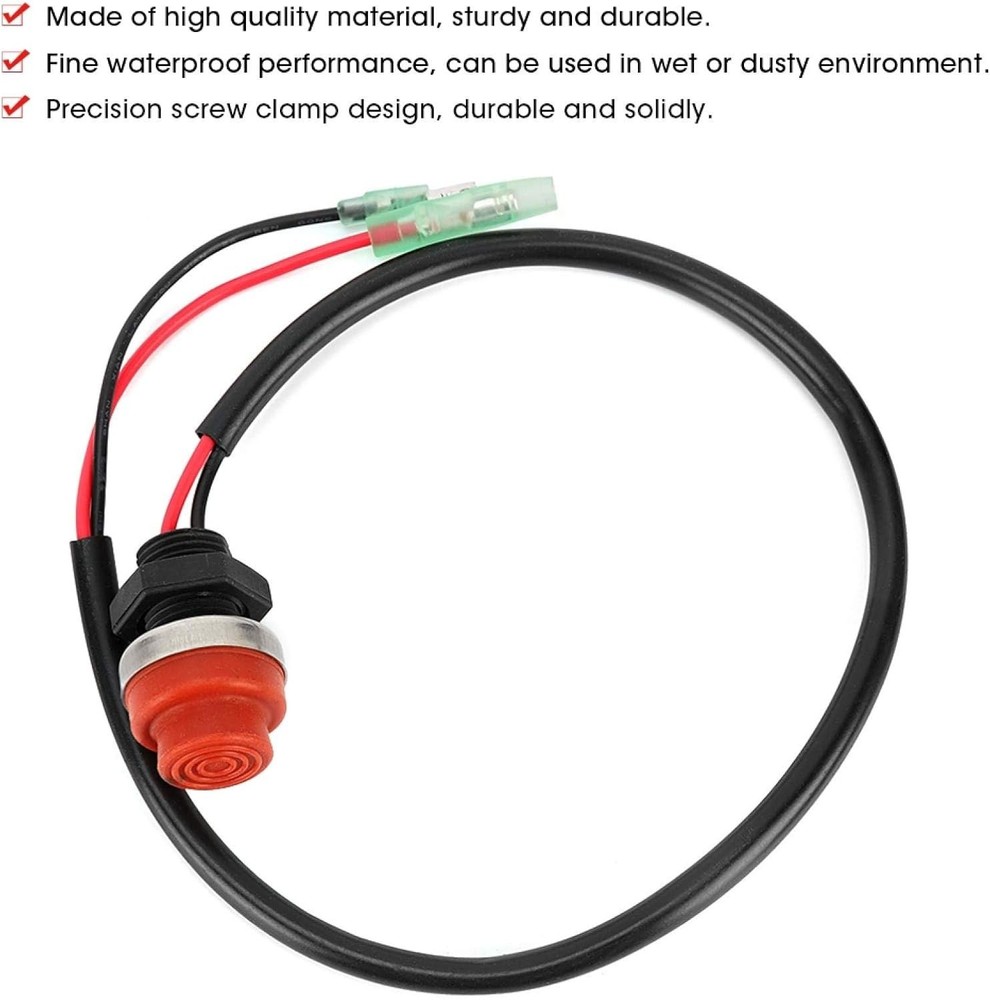 Marine Push Start Stop Button