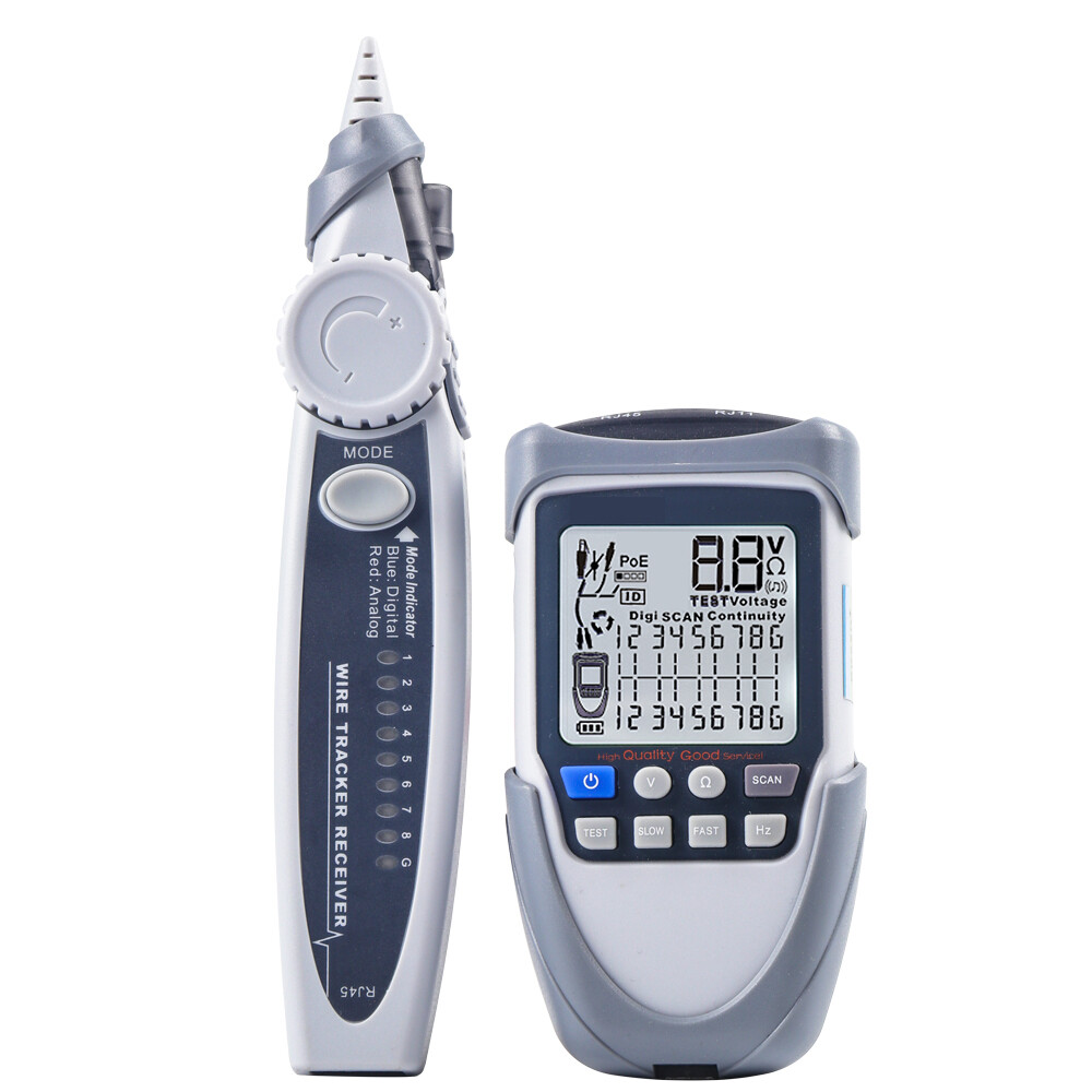 Handheld Portable Network Cable Tester LCD Large Screen Display Digital Z8K7