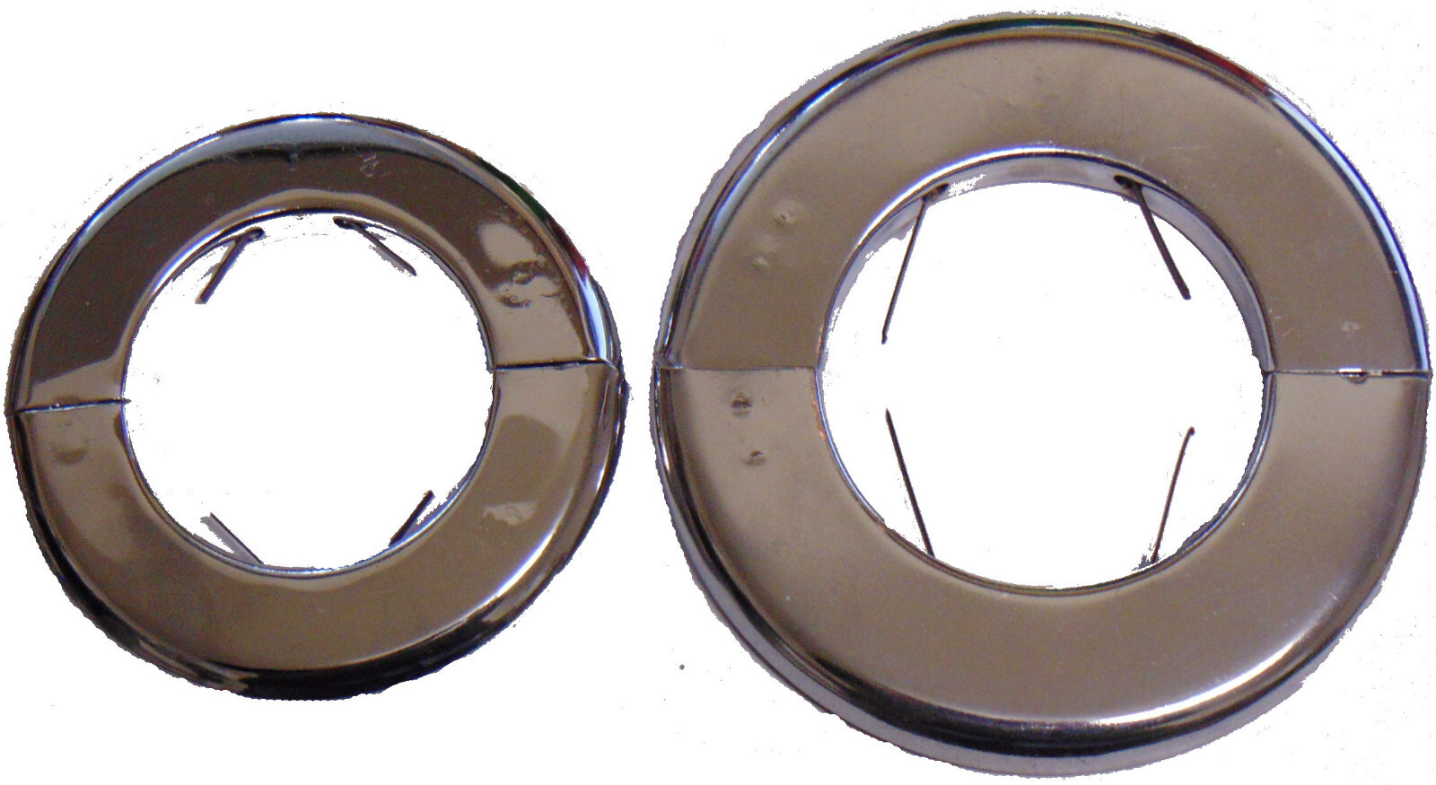 WALL PLATE FOR BEER, SODA, BEVERAGE BUNDLED TUBING - TWO SIZES 2" & 2-5/8" I.D.