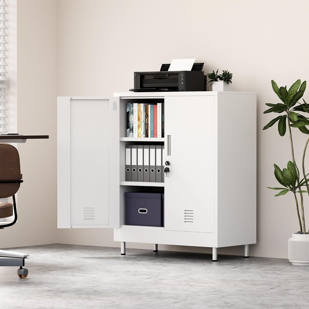 Metal Storage Cabinet Locking Doors