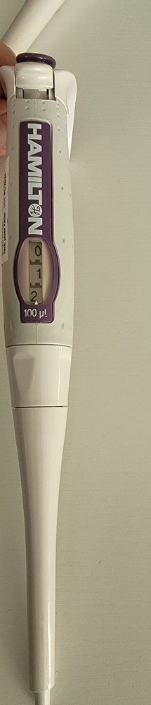 Hamilton Adjustable Volume Softgrip Pipette 10-100uL
