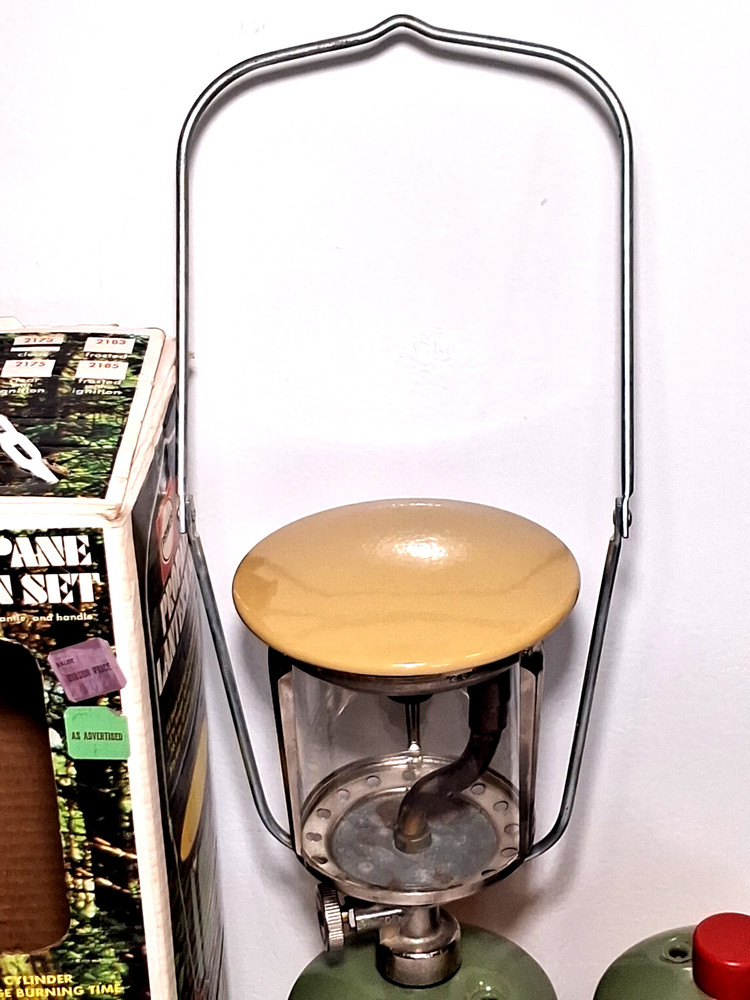 Vintage 1970s Primus 100 Propane Lantern Set