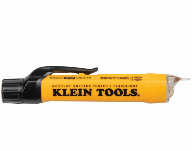 Klein Tools NCVT3P Dual Range Voltage Tester With Flashlight