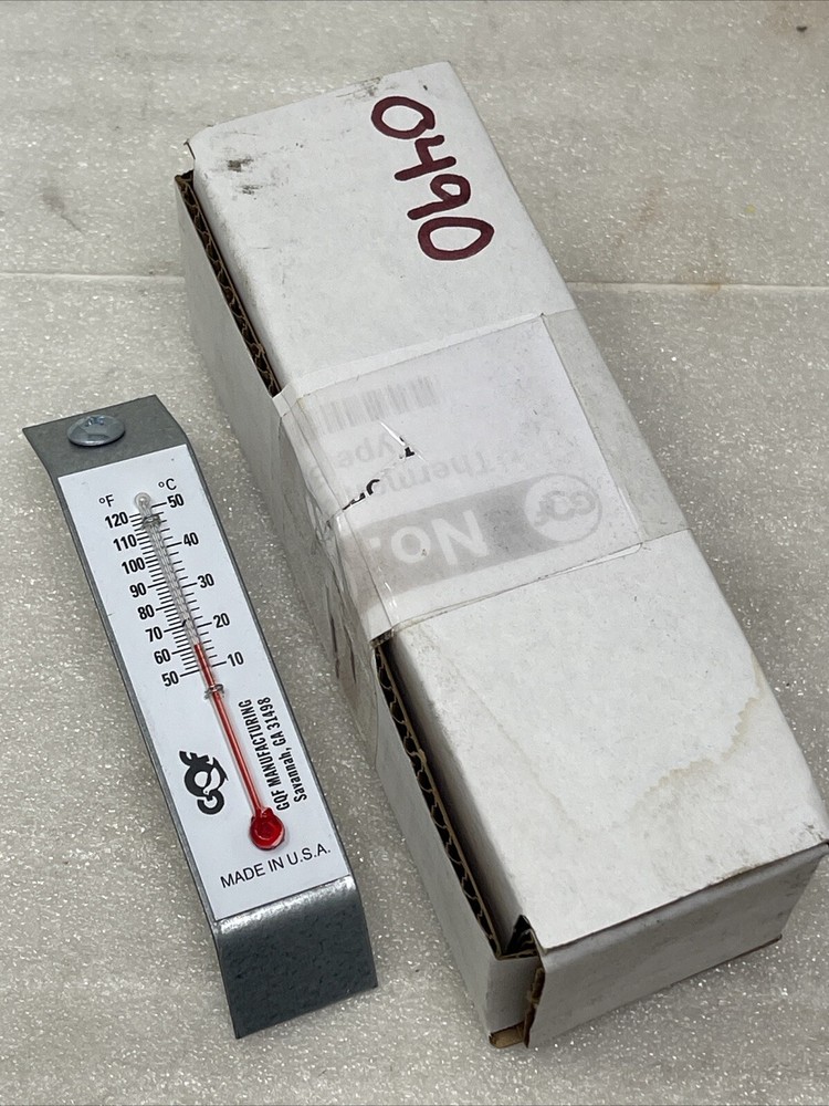 GQF 0490 Thermometer for Box Type Brooder, 50° - 120° F, New