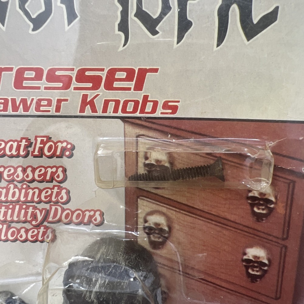 Hot Topic Vintage Skull Pirate Drawer Knobs Pulls 1 Complete 2 Incomplete