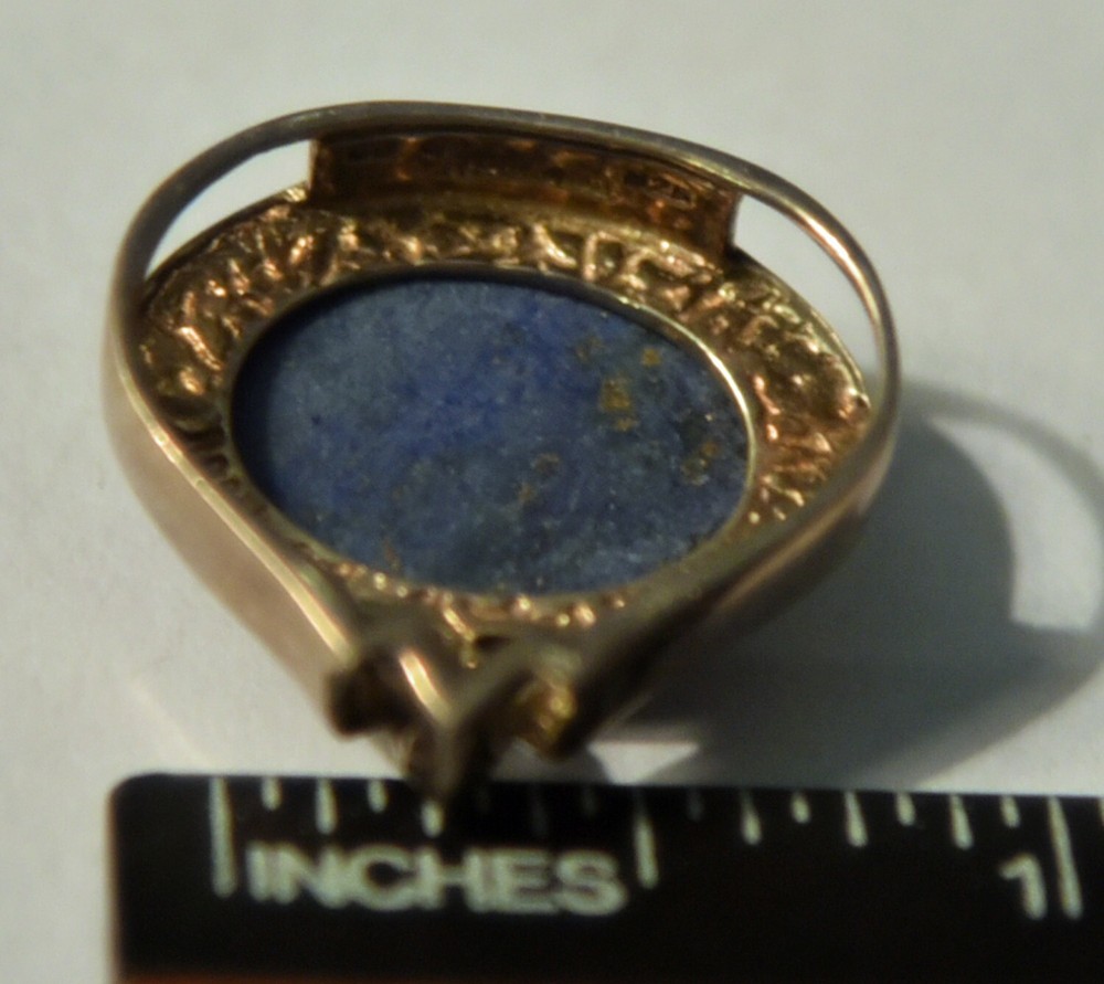 Lapis Lazuli & .925 Sterling Silver Pendant