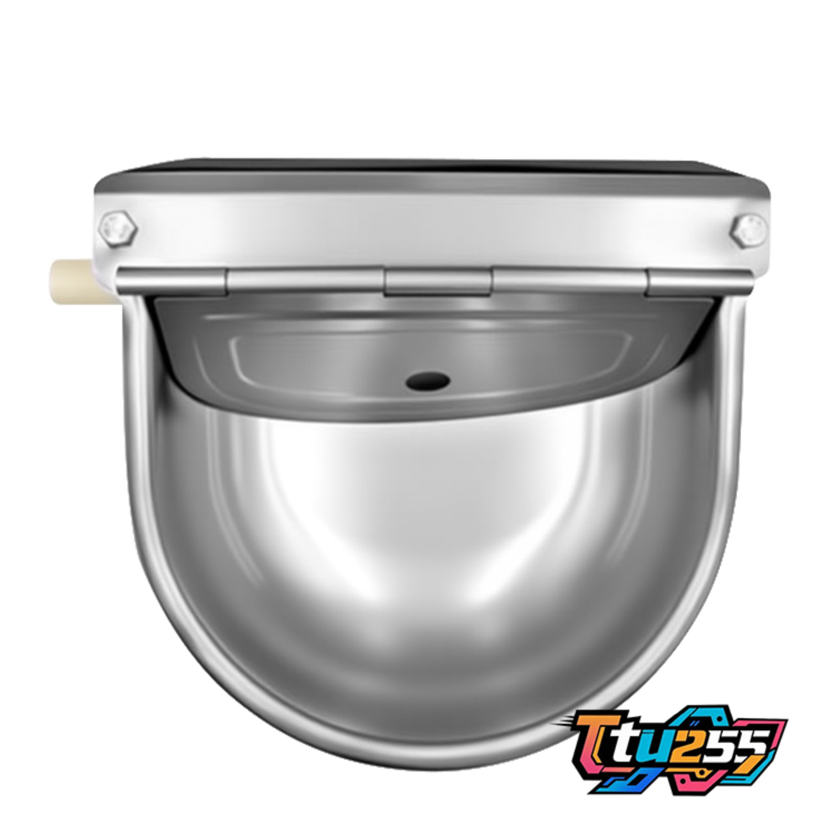 2* 304 Stainless Steel Automatic Water Bowl Drinking Dispenser Dog Horse Cattle