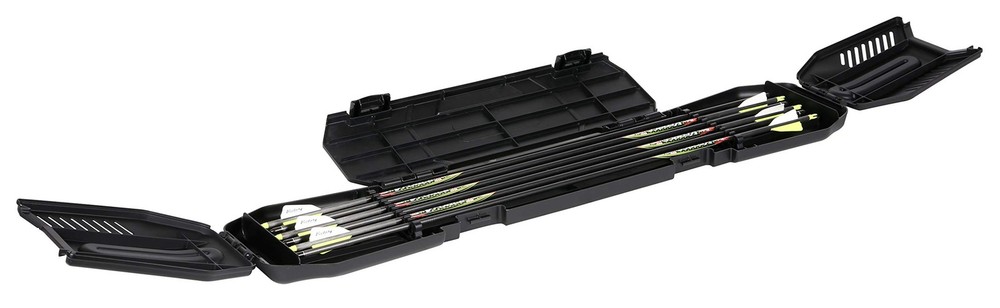 Plano Bow Max Arrow Case, Black, Archery Storage, Holds 6 Medium, Black