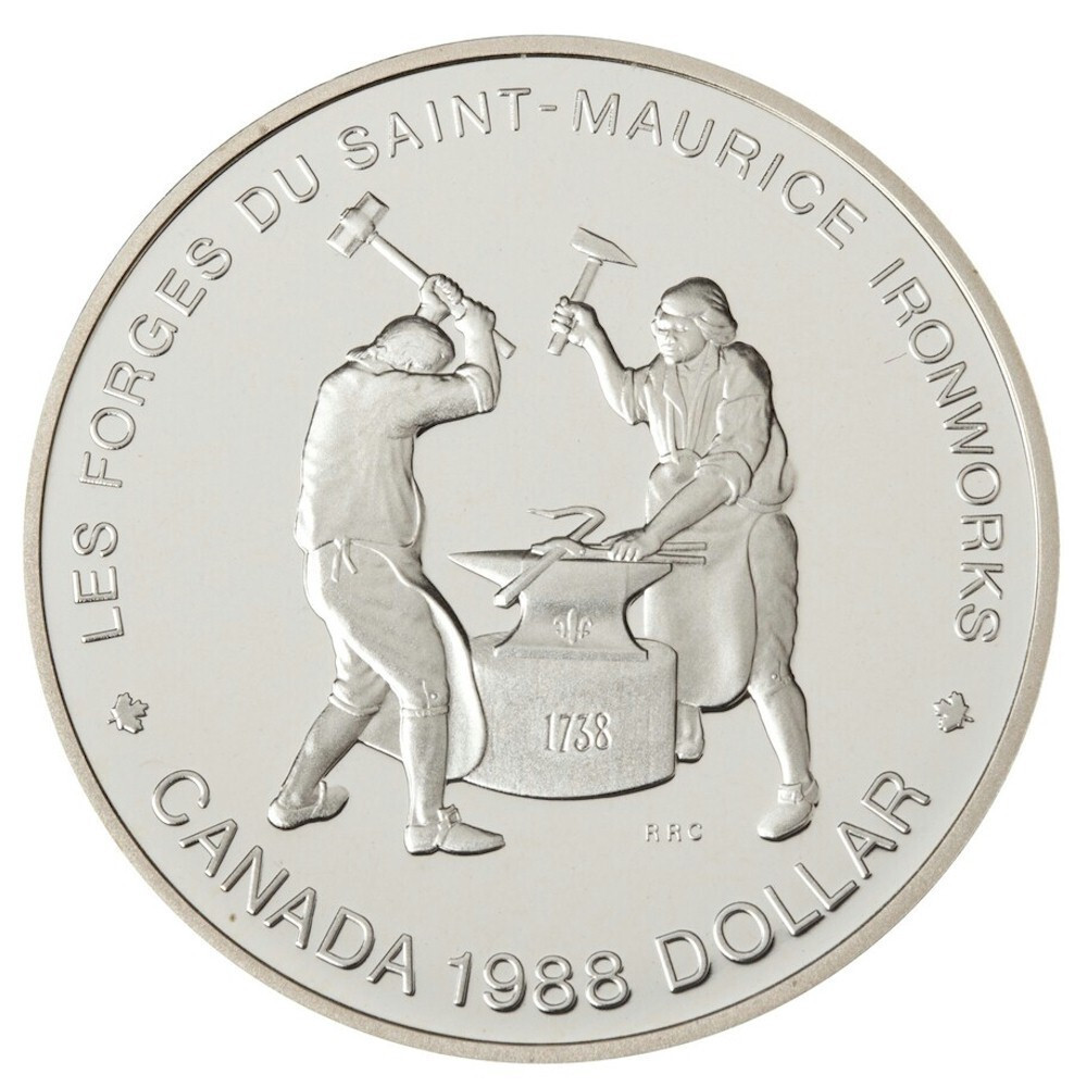 1988 Canada Double Dollar Proof Set - Saint-Maurice Ironworks