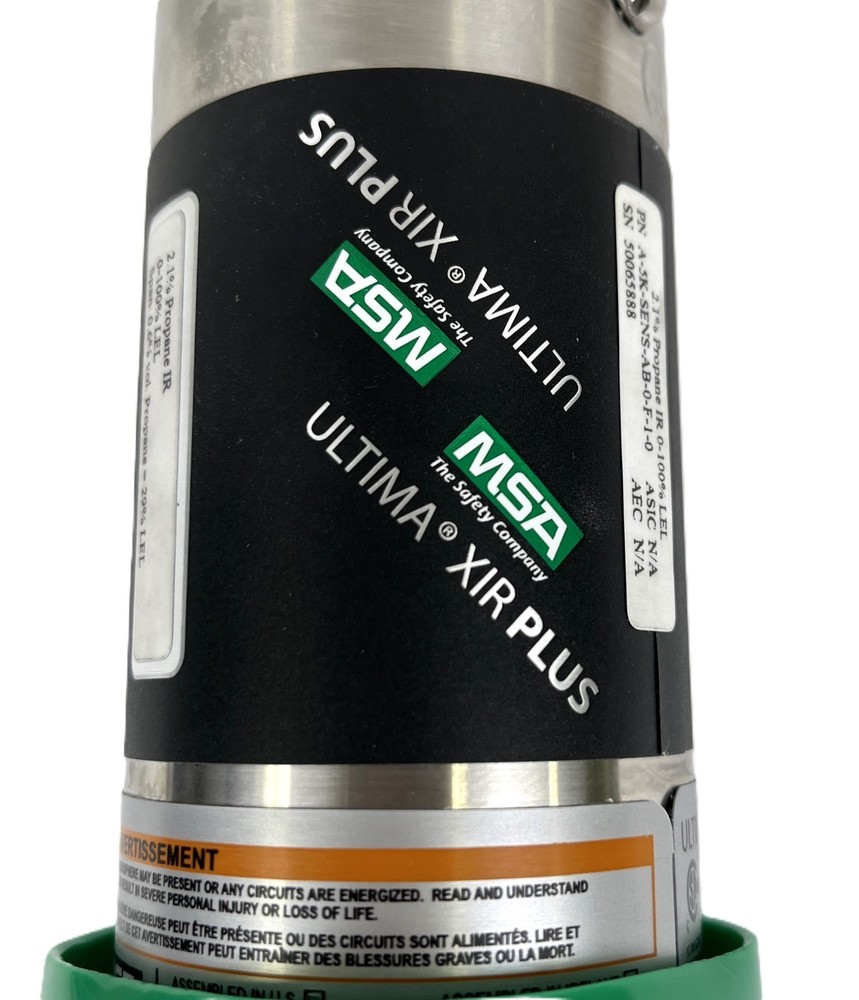 MSA, ULTIMA REPLACEMENT SENSOR, XIR PLUS, A5KSENSAB0F10, 2.1% PROPANE IR, NEW