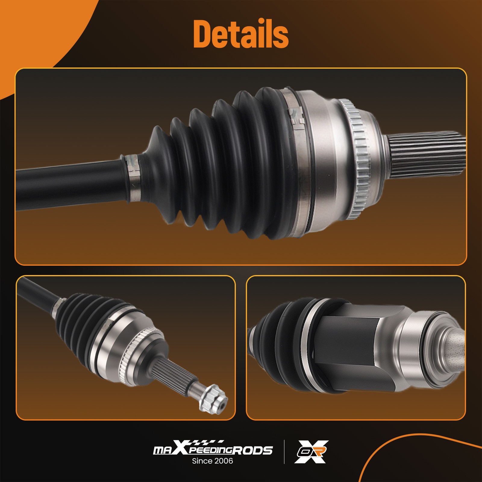 2pcs for Toyota Venza 2009-2015 L4 2.7L Front Left & Right FWD CV Axle Assembly