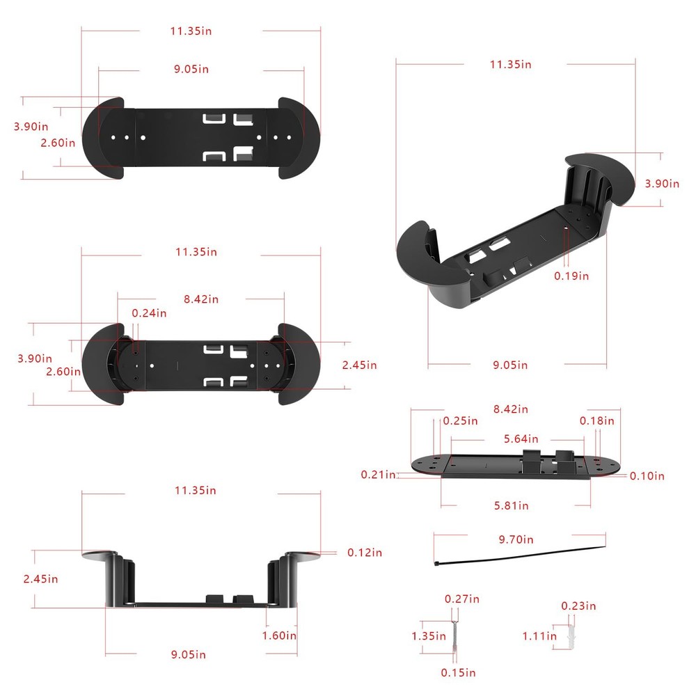 For Starlink Ethernet Cable Organizer Caddy Mount & Adaptor Holder, For Gen3 & 2