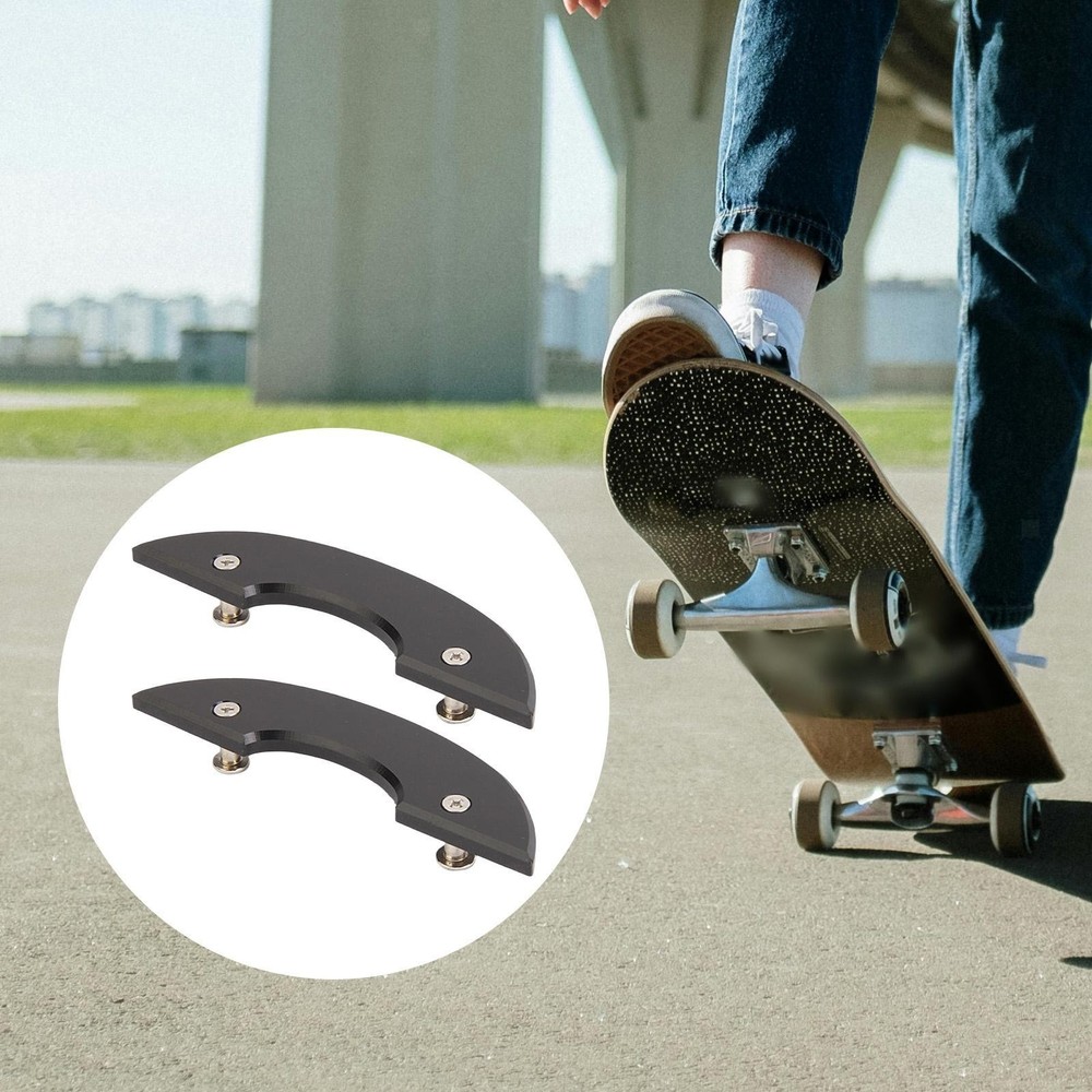 2 Pieces Skateboard Deck Guards Protective Tail Guards Replace Easy Installation