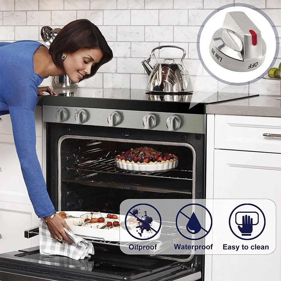 5X Gas Stove Range Knobs Switch DG64-00473A for Samsung Cooktop Oven NX58H5600SS