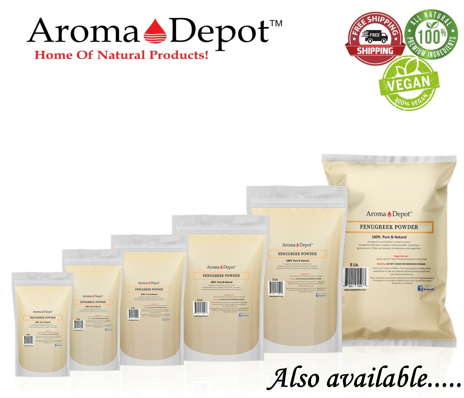 Fenugreek Seed Powder Trigonella foenum-graecum (Methi) Seed 100% Raw Bulk