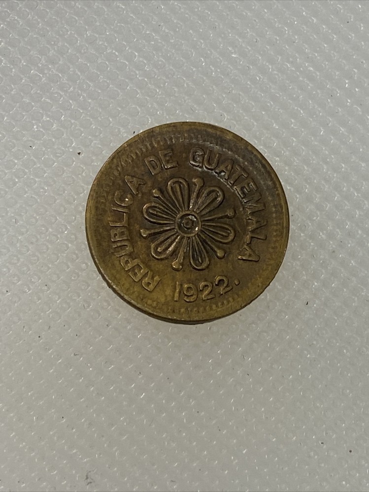 1922 guatemala 50 centavos Z2