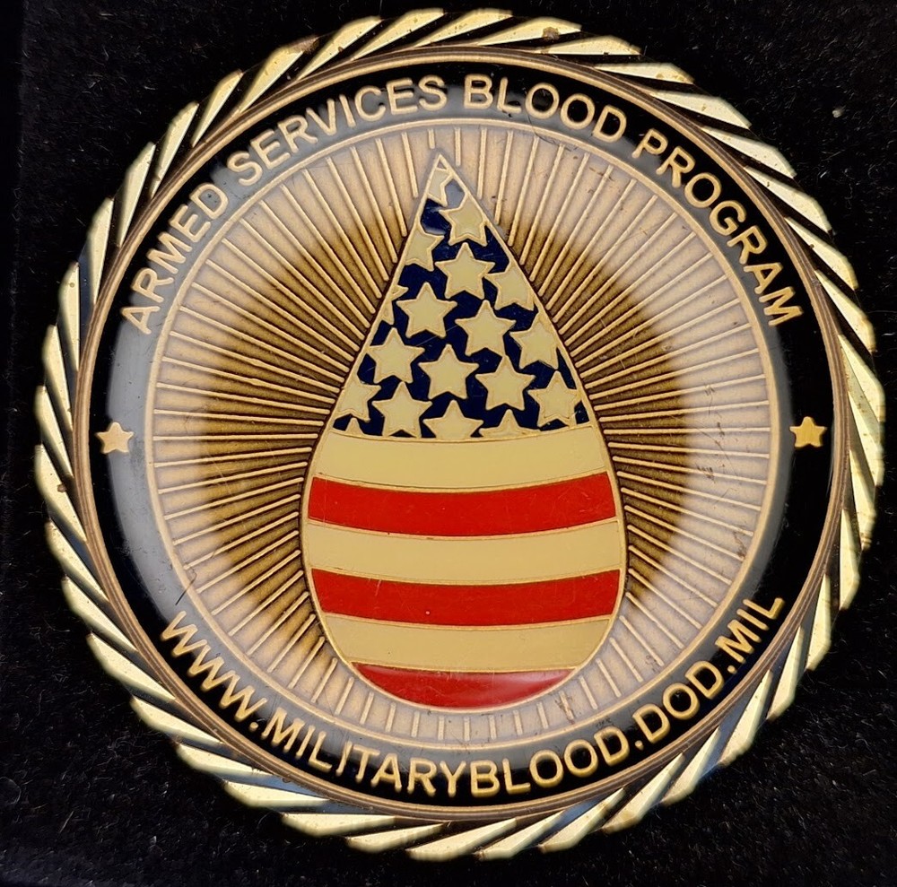 LIFE FORCE MEMBER - ARMED SERVICES BLOOD PROGRAM - Challenge Coin